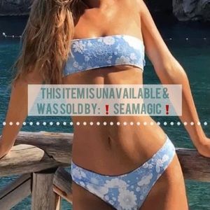 Triangl Selena Sky Floral Jacquard Bikini Set